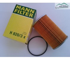 Filtr oleju MANN-FILTER H820/3x 