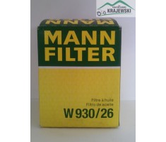 Filtr oleju MANN-FILTER W930/26 