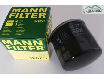 FILTR OLEJU MANN-FILTER W67/1