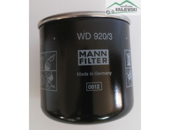 Filtr hydrauliczny automatycznej skrzyni biegów MANN-FILTER WD920/3 
