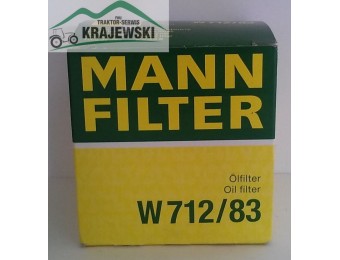 Filtr oleju MANN-FILTER W712/83 