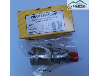 Szybkozłącze hydrauliczne  WIAM18MZL-PP gniazdo