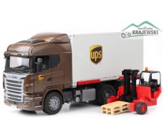 Ciężarówka SCANIA UPS z paleciakiem Bruder 03581